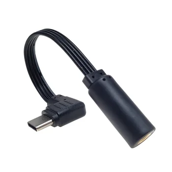 0,1 M Plat tip C pentru jack de 3,5 mm converter, C-tip pentru căști audio cablu adaptor, USB-3.5 mm, C-tip pentru căști cablu auxiliar