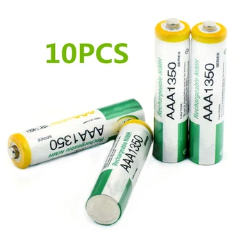 10buc/lot 1.2 V AAA baterie reîncărcabilă de mare putere de înaltă densitate 1350mAh AAA reîncărcabile NI-MH baterie