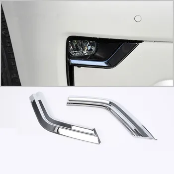2 buc Chrome Lampă de Ceață Față Decor Benzi pentru Toyota Prado 2017 2018 Lampa Decor Accesorii