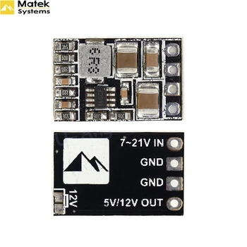 2 buc Matek Micro BEC Pas-jos Modulul 5/12 V Ieșire Reglabilă 2-5s Acumulator Lipo pentru Rc Drone