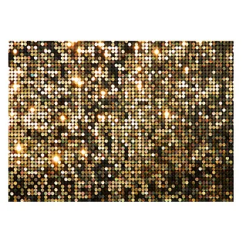 210X150cm Sclipici Aur Decorative, Fotografie, Fundaluri de Duș pentru Copii Petrecere de Ziua Banner Fotografie Țesături Ușor de instalat
