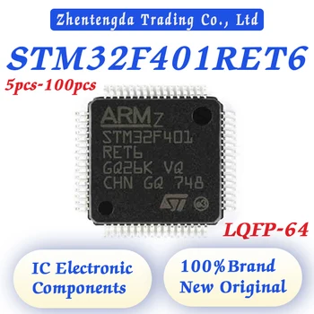 5-100buc Noi STM32F401RET6 STM32F401 STM32F401RE STM32F STM32 STM MCU LQFP-64 IC Cip
