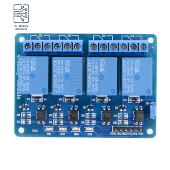 5-12V 4 Canale Releu Module4-Canal Optocuplor Releu panou de Control Acasă Inteligent Comutator Cu Indicator LED Pentru Arduino