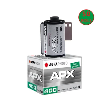 50 ROLE AGFA APX 400 de 135mm Negru și Alb Profesionale ISO 400 Negative de film de 36 de Expunere Pe Rola