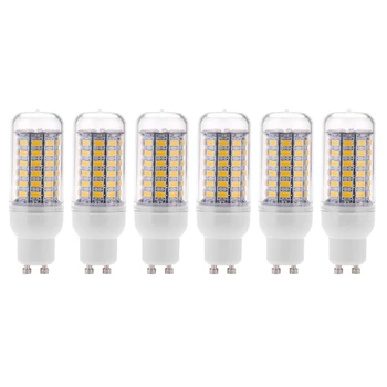 6X GU10 10W 5730 SMD 69 Becuri cu LED-uri LED-uri de Porumb de Lumină Lampă cu LED-uri de Economisire a Energiei de 360 de Grade, 200-240V Alb Cald