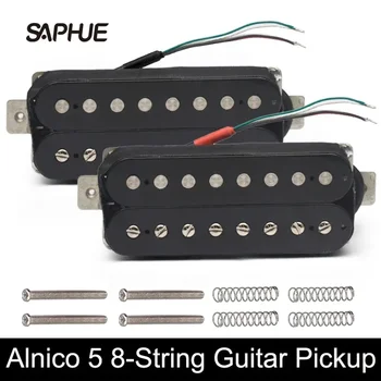 8-String Alnico 5 Chitara Electrica Humbucker de Preluare Alnico V Bobina de Divizare Preluare Chitara Piese Negru N-10K/B-15K