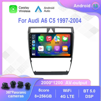 Android 12.0 Pentru Audi A6 C5 1997-2004 S6 2 1999-2004 RS6 1 2002-2006 Radio Auto Multimedia Player Video, GPS-ul Nu 2din 2 din dvd