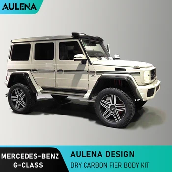 Aulena Uscat Carbon Body Kit OEM Stil Pentru Mercedes-Benz G-Class 4*4Wheel Ornamente Complet Uscat Carbon Aero Kit