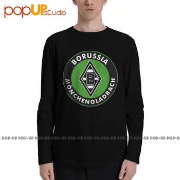 Borussia Mönchengladbach, Germania Bundesliga Maneca Lunga T-Shirt T-shirt Tee Moale Stil Hip Hop de Înaltă Calitate