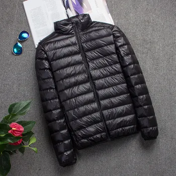 Brand Toamna Iarna Lumină în Jos Jacheta de Moda pentru Bărbați cu Glugă Scurt 2023 Nou Ultra-subțire, Ușor de Tineret Strat Subțire în Jos Jachete