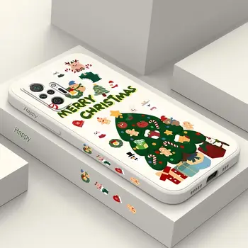 Cadou de crăciun Copac Silicon Telefon Caz Pentru Xiaomi Redmi Nota 10 Pro 10S 10T 10 12 Pro 12 12 9 Pro 9 9 9 T 11 11 11 Pro Acoperi