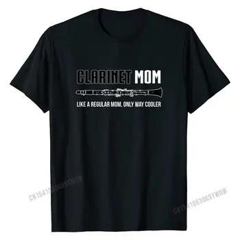 Clarinet Mama Cămașă, Amuzant, Drăguț fanfara Cadou Imprimat Bumbac Barbati Topuri Teuri Petrecere Fierbinte de Vânzare de Top T-shirt
