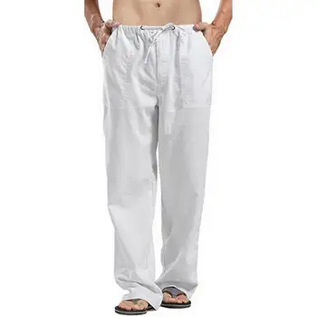 De bază se Potrivesc pentru Bărbați Pantaloni pentru Bărbați Respirabil Pantaloni Respirabil Pantaloni Sport de Culoare Solidă pentru Bărbați Casual Pantaloni Lungi cu Talie Elastic