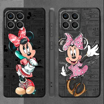Disney Minnie Mouse Caz Pentru Huawei Honor X8 X8a 90 Lite X9a 8X 70 X7 50 P30 Pro P40 20 X6 X6a Magic5 Magic4 Telefon Moale Capacul