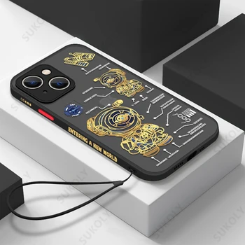 Drăguț Șnur Astronaut Telefon Moale Caz Pentru IPhone 13 Pro MAX 12 11 X XR XS 8 7 Plus Desene animate Circuit Mașină Capacul din Spate