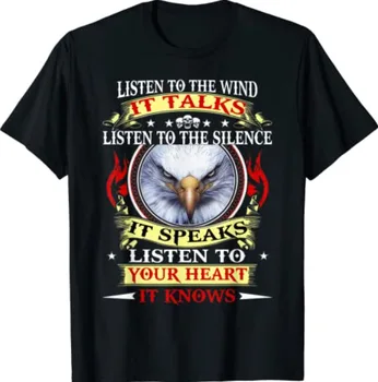 Eagle Ascultă Vântul Vorbește Asculta Tăcerea Tricou Marimea S-5XL