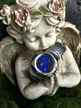 Fierbinte de Vânzare de Moda Cuarț Ceas de Lux Original Speciale în Formă de Lamă Mecanice Ceas Retro Bărbați Avansate Uri de Nișă Design