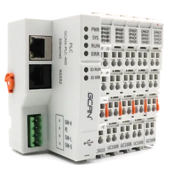 GCAN-PLC-400 DE Programare PLC Controler Cu Interfață Ethernet Analogice de Intrare Și de Ieșire Io Module Suport OEM Logo-ul