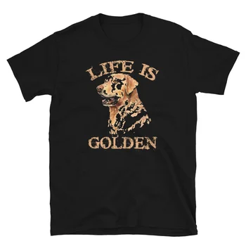 Golden Retriever T Shirt este Viața tricouri Câine Mama Tata Iubitorii de Câini