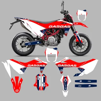 Grafic Kit pentru GASGAS 2022 2023 2024 ES 700CC Motocross Decalcomanii Autocolant