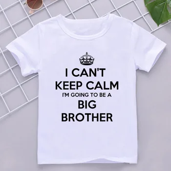 Haine pentru copii Amuzant am de Gând Să Fie Un Frate mai Mare, din Nou T-Shirt Pentru Baieti Copii Fratele Potrivire Haine Anunțul Sarcinii