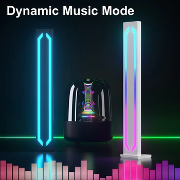 LED-uri RGB light bar comandă vocală app de Colorat de muzică Smart pickup joc de lumină desktop Dormitor Noaptea atmosferă de Lumină Lămpii RGB