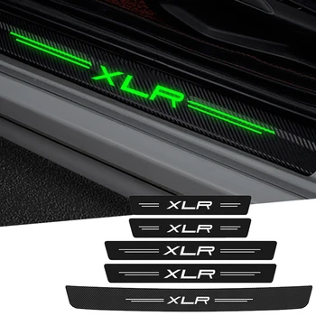 Luminos Decor Masina Autocolante pentru Cadillac XLR Logo-ul Escalade CTS BLS XT5 Ușă Portbagaj Benzi de Protecție de Film Garnitura Pragului Decalcomanii