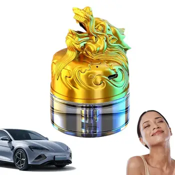 Masina De Aromoterapie Inteligent On-Off Golden Dragon De Aer Difuzor De Aromaterapie Ornament Accesorii Auto Odorizante Auto Creativ