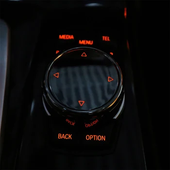 Multimedia auto Butonul Capacului Ornamental Buton Autocolant pentru BMW 1/3/5/7 Series F10 F18 F07 F20 F21 F30 F35 F01 F02 F25 Pentru NBT Controller