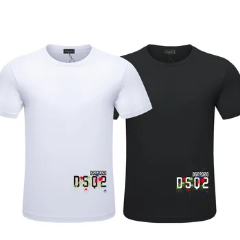 PICTOGRAMA Mens Vara Bumbac T-Shirt DSQ2 Brand Mens de Moda Casual, cu Maneci Scurte T-Shirt DSQ2 Scrisoare de Imprimare Strada Hip Hop T-Shirt