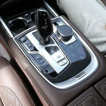 Pentru BMW Seria 7 G11 G12 2016-2020 ABS, Fibra de Carbon, Masina Centrală de Control Multimedia Buton de Acoperire Cadru Trim Autocolant Accesorii Auto