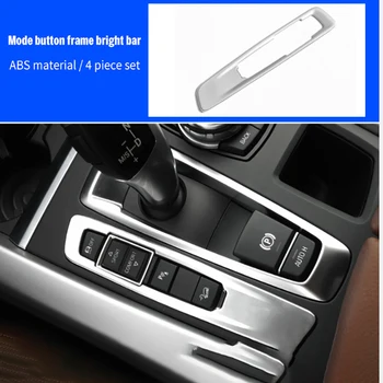 Pentru BMW X5 F15 2014-2018 ABS cromat butonul Mode pentru a acoperi trim 1 buc