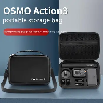 Pentru DJI Action3 sac de depozitare: osmo3 care transportă caz, de acțiune aparat de fotografiat impermeabil și anti-drop accesoriu cutie