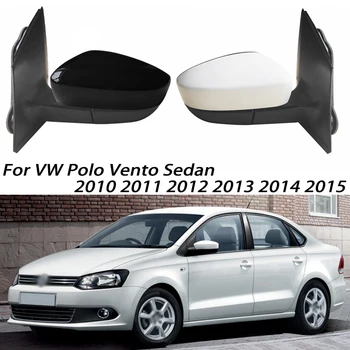 Piese Auto Oglinda Retrovizoare de Asamblare Pentru Volkswagen VW Polo Vento Sedan 2010-2015 Piese Auto Incalzite Si Electrice Oglinda