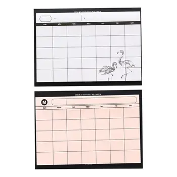 Planificatorul Program Săptămânal Pad Calendar Lunar Sarcina Carte Birou Notebook Dropship