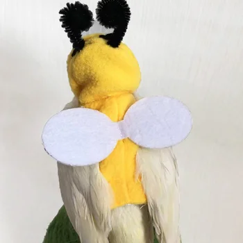 Păsări de companie Haine Decor de Halloween Costume Mic Papagal Îmbrăcăminte de Albine în Formă de Piele-friendly Cald Confortabil Costume Cosplay