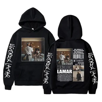 Rapper-Ul Kendrick Lamar Graphic Hoodie Album Dl Moralul & Big Steppere Imprimare Tricouri Barbati Femei Tendință Hip Hop Liber Hanorace