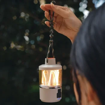 Retro Portabil Camping Lantern Epocă Camping Lampă Reîncărcabilă Agățat Cort de Lumina pentru Exterior Pescuit Lanterna de Urgenta