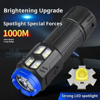 Rezistent la apa lumină puternică portabil mini lanterna reincarcabila de ortografie în aer liber, instrumente de iluminat