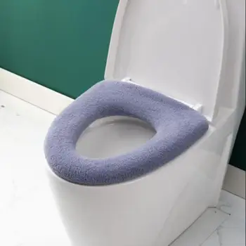 Scaun De Toaletă Acoperă Practic Toaletă Perna Poliester Ușor De Utilizat De Moda Rezistent La Pete Lavabile Toaletă Pad Pernă