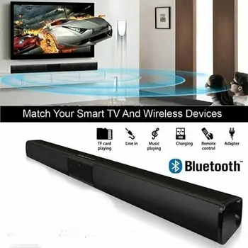 TV Wireless Compatibil Bluetooth Boxe Home Theater Sound Bar Sistem Subwoofer Stereo 3D Surround pentru Console de Joc, PC, Laptop