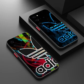 Trendy sport logo-ul de brand Pentru Samsung Galaxy A91 A81 A71S A53 A04S A14 A13 A12 Mat Translucid Caz de telefon