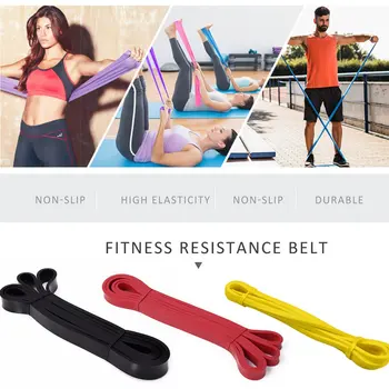 Unisex Fitness 208cm Cauciuc Benzile de Rezistență Yoga Banda Pilates Bucla Elastica Crossfit Expander Puterea de gimnastică, Echipamente de fitness
