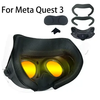 Upgrade Reglabil Pentru Meta Quest 3 Lărgit de Înlocuire Masca de Acoperire a Suportului Confortabil Respirabil Pentru Meta Quest 3 VR Accesoriu