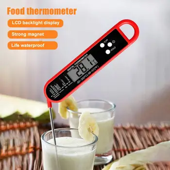Ușor de Citit Digital Termometru Digital Termometru de Carne pentru Casa de Bucătărie, Grătar Grătar Impermeabil Usor de Citit de Gătit pentru Alimente