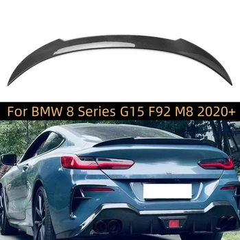 V Stilul Uscat Fibra de Carbon Spate Portbagaj, Aripa Spoiler Splitter Pentru BMW Seria 8 G15 F92 M8 850i Convertibile în 2020+