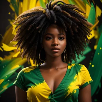Wigundle Afro Pervers Sintetice Împletirea Părului 18Inch Croșetat Marley Impletituri Pentru poftă de mâncare Extensii de Par 20Strands/Pachet Negru Natural