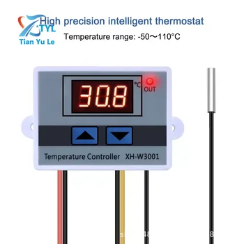 XH-W3001 Microcalculator Digital Display Controler de Temperatura Folosit pentru Arduino Răcire Încălzire Comutator Termostat 12V 24V 220V