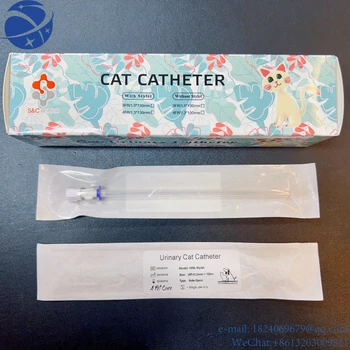 Yun YiWholesale de Plastic de Unică folosință Cateter Pisică Câine Cateter Urinar pentru Uz Veterinar，500 de piese