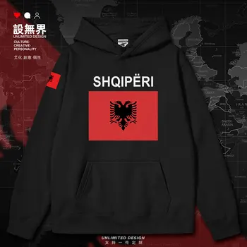 Albania Țară mens hoodies maneca lunga sport casual crewneck tricou nou Strat alb pulovere barbati toamna iarna haine